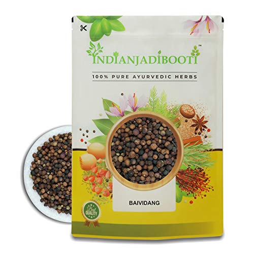 IndianJadiBooti Baibadang - Vidanga - Embelia Ribes - Vayuvilamgam - Baibidang, 900 Grams Pack