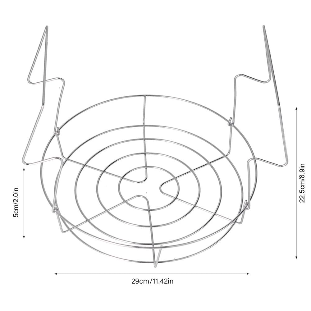 Glomora Water Bath Canner, Water Bath Canner Rack Anti Scalding, Foldable Handles, Batch Steaming for Mason Jars & Spherical Tanks