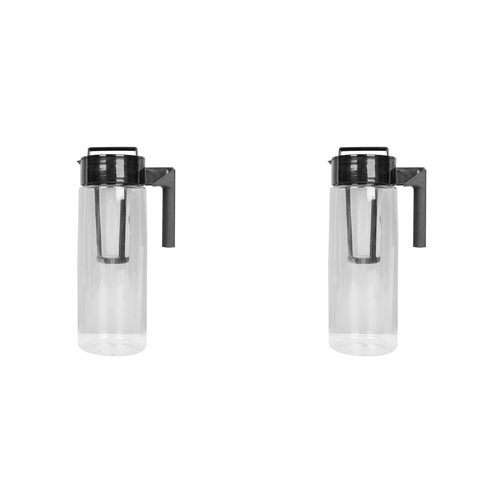 Vjsujehgy 2X 2000Ml Cold Brew Iced Coffee Maker Airtight Seal Handle Coffee Kettle Non-Slip Handle Coffee Kettle