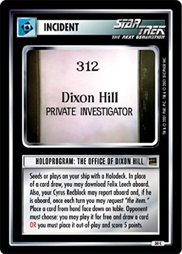 Decipher Star Trek CCG 1E HA Holodeck Adventures HOLOPROGRAM: The Office of Dixon Hill...