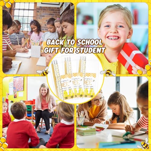 Fuyoooo 180 Pcs Back to School Lápices Bee miniatura 6