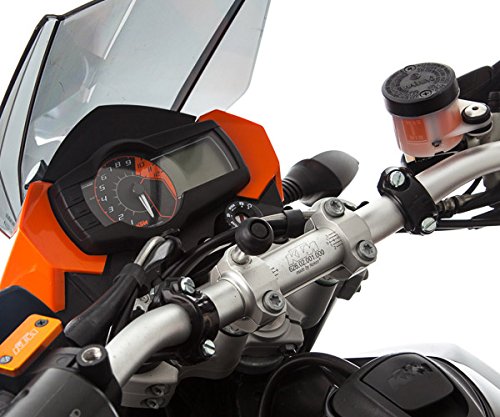 UltimateaddonsMotorcycle Bike Scooter Handlebar Top Clamp Bolt Attachment Black