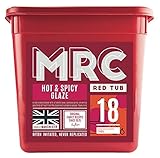 MRC Hot & Spicy Glaze 2.5kg – Professional Chilli Steak Seasoning for Meat, Poultry & Fish – Fiery & Flavourful Bulk Marinade – Free from MSG, Preservatives & Additives – Made in Manchester