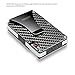 Carbon Fiber Credit Card Holder RFID Blocking Anti Scan Metal Wallet Money Cash Clip