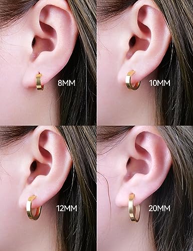 Limerencia G23 Pure Titanium Hypoallergenic Hoop Earrings for Women Sensitive Ears3