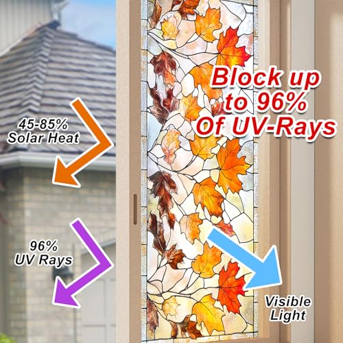 Vinilo Decorativo para Ventana HOMETITUTE 17.7x39.3 pulgadas miniatura 4