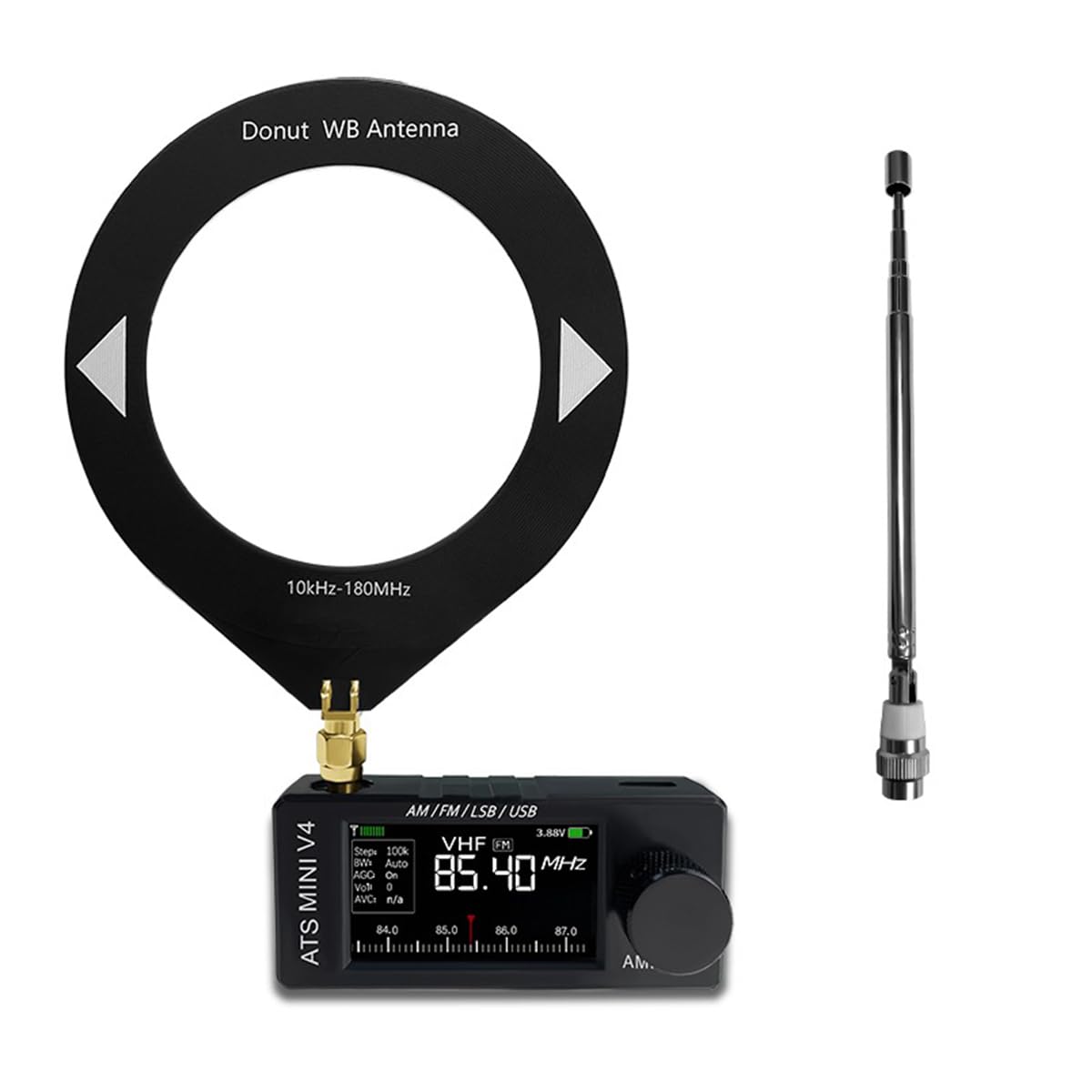 Amazon.co.jp: ATS MINI V4 ミニラジオ - SI4732 ポケット短波ラジオ