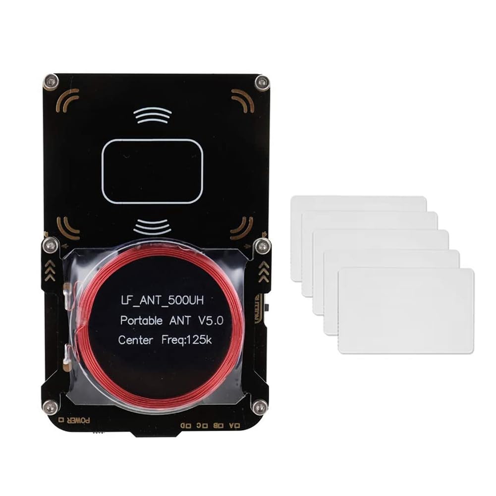 Lector de Tarjetas RFID Proxmark3 + Kit de Programador de Copiadora de Chip Inteligente NFC 5.0, Duplicador RFID, Grabador de Claves IC/ID de 5 Tarjetas UID