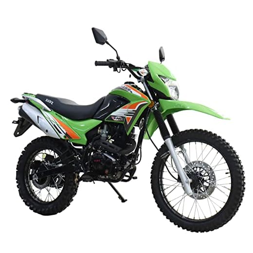 X-PRO Hawk 250 Dirt Bike Motorcycle Bike Dirt Bike Enduro Bike Motorcycle Bike(Green)