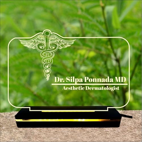 Image of DON'T JUDGE ME CUSTOMISED Doctor Lamp with Doctors Name and Design | Personalized Gift for Doctors (Warm White Color LED Light) (Doctor-1)