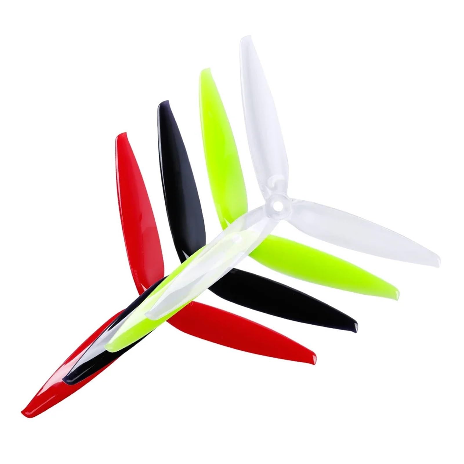 Śmigło Flash 7040 7x4x3, 12 par podpórek z trzema ostrzami do 7-calowych dronów FPV i dalekiego zasięgu, masowe części zamienne i modernizacyjne(12pairs Yellow)