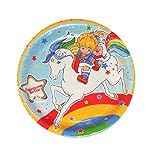 Rainbow Brite Luncheon Paper Party Plates (8 Count)