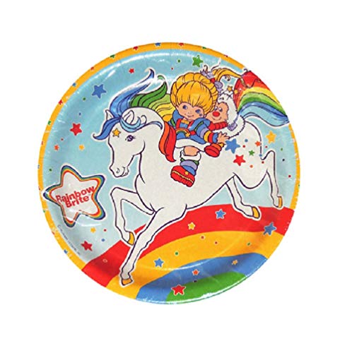 Rainbow Brite Luncheon Paper Party Plates (8 Count)
