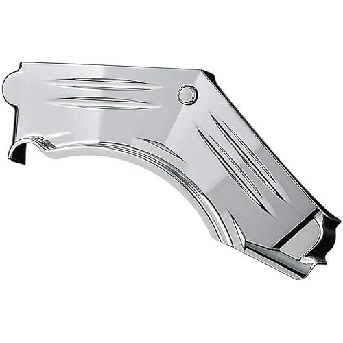 Kuryakyn 8143 Motorcycle Engine Accessory: Cylinder Base Cover Accent for 1999-2006 Harley-Davidson Motorcycles, Chrome
