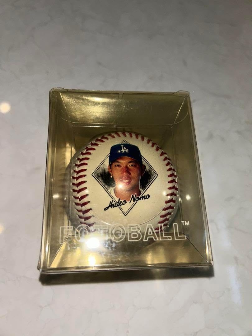 野茂英雄選手 写真 ボールケース付き 当時チケット付き！】 野茂