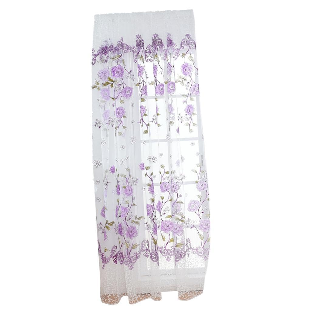 QIXCXAZ Stylish Voile Drapes With Slop Top And Blockout Functionality Enhancing Living Room And Bedroom Price Is For 1 Panel Slop Top Curtain Panel Blockout