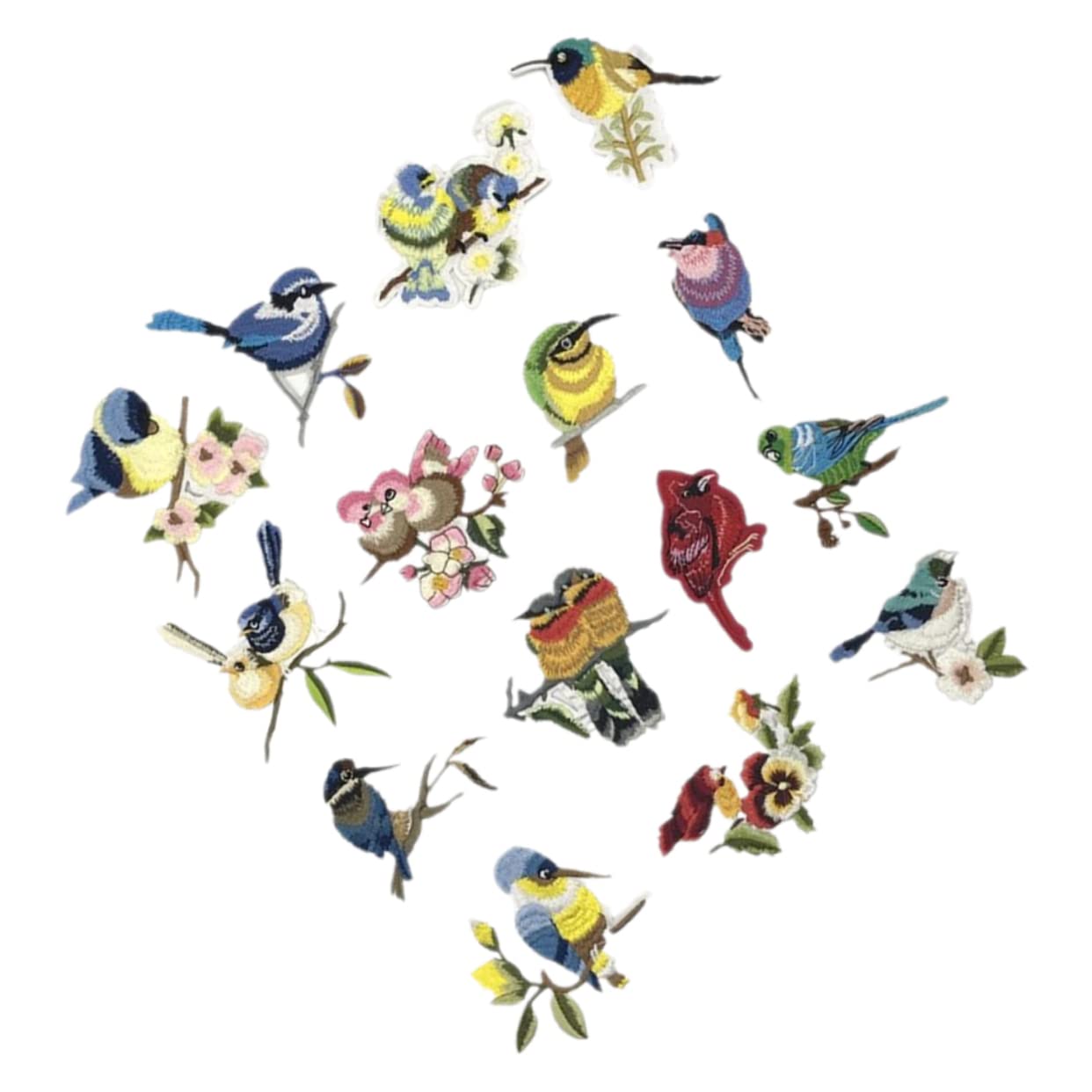 45stücke Teiliges Von Vogel-patches Zum Aufnähen Bestickte Applikationen Für Kleidung Handwerksbedarf Einfache Handhabung Für Kreative Projekte