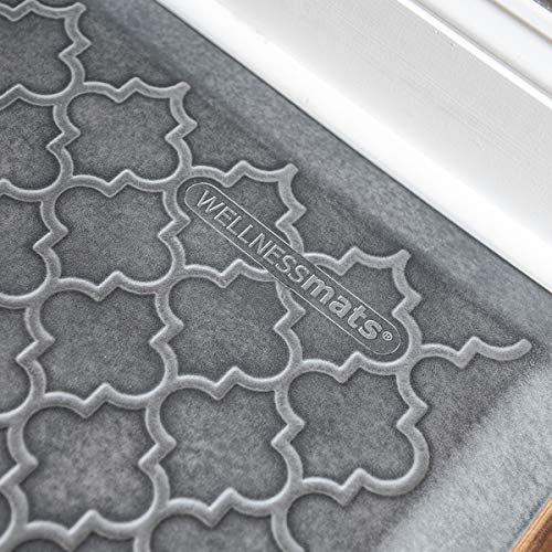 Wellnessmats Et62Wmrwgry Estates Collection Anti-Fatigue 6 X 2 Foot Kitchen Mat, Beach Glass #TOP1