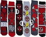 Hyp Deadpool Collages - Paquete de 6 calcetines
