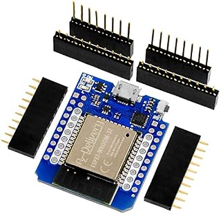 AZDelivery D1 Mini NodeMCU ESP32 ESP-WROOM-32 WLAN WiFi Bluetooth IoT Development Board 5V compatible with Arduino including E-Book!