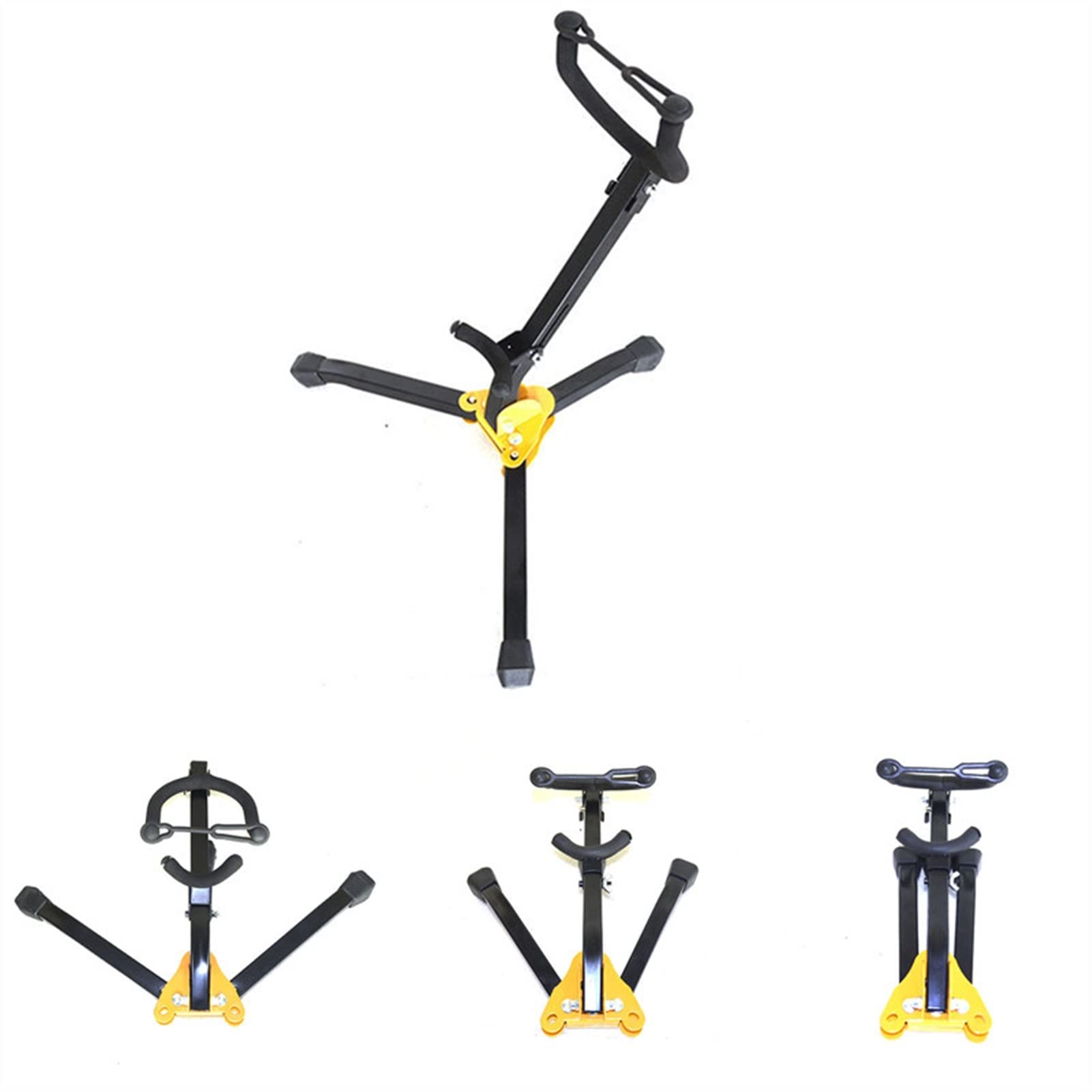 Soporte Plegable para Saxofón Tenor Alto Sax Soporte De Suelo De Metal Soporte para Trípode Accesorios para Instrumentos De Viento De Madera Juego reemplazo de saxofón