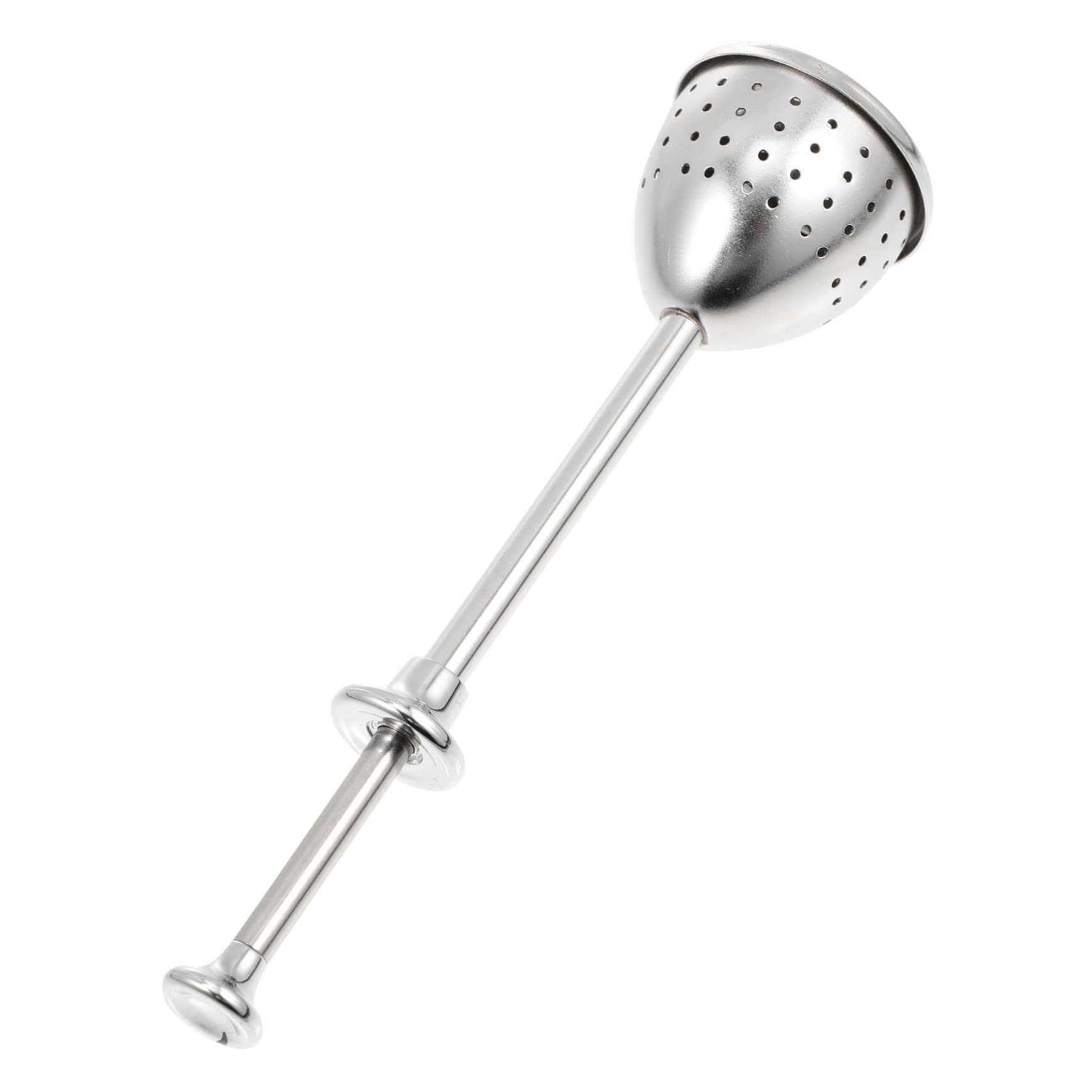 OUNONA Household Stainless Steel Tea Strainer Long Handle Infuser for Loose Leaf Tea Filtration for Home Office and Tea Rooms Design
