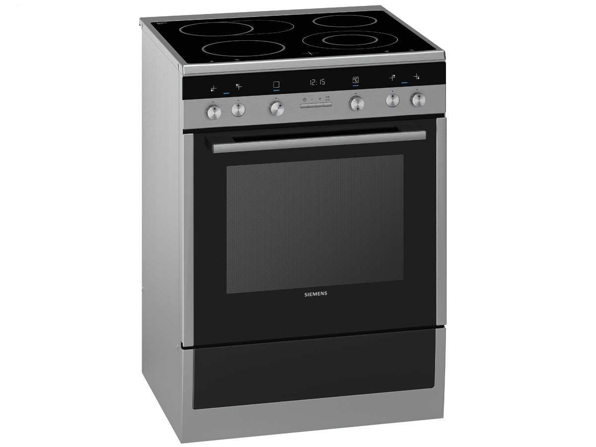 Siemens HA744540 iQ300 Cuisinière électrique/A / 66 l/chauffage rapide/acier inoxydable