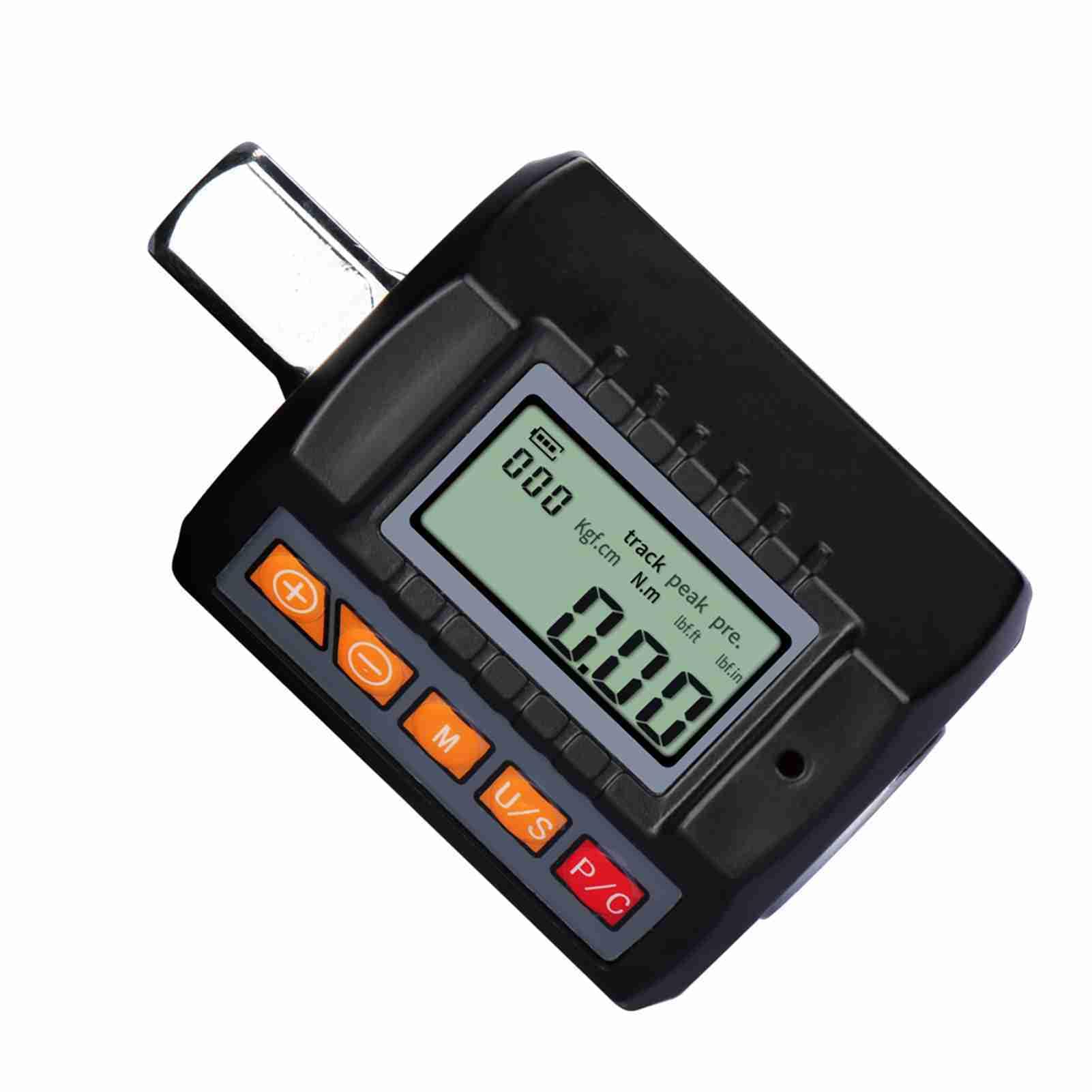 Regulowany cyfrowy klucz dynamometryczny z wyświetlaczem LCD, napęd 1/2, 1/4, 3/8 cala, profesjonalny miernik elektroniczny do naprawy rowerów i samochodów (200Nm)