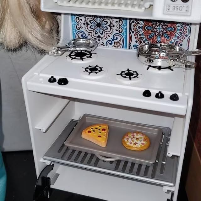 Miniatura 7 de PrintAToy Stovetop - Calcomanías de vinilo dramáticas para cocina, estufa de juguete, estilo gas, cocina (3 pulgadas)