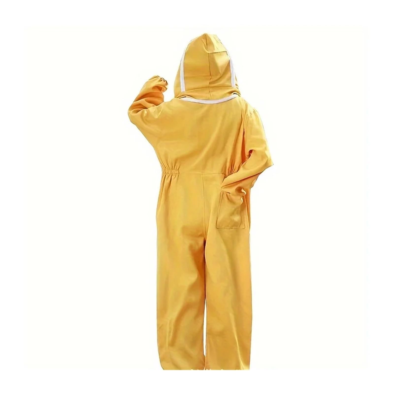 Traje de Apicultura 1 Juego de Traje de Abeja Profesional for Hombres y Mujeres, Traje Completo de cultor con Malla de Velo de esgrima, Capucha ventilada(XX-Large)