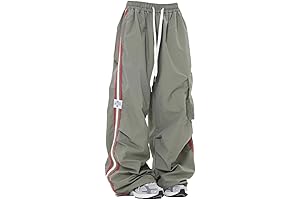 Acubi Clothes: Effortlessly Stylish, Streetwear-Inspired Baggy Parachute Cargo Pants