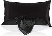 Vista 16 de Funda de Almohada de Seda de LILYSILK con Parte Inferior de Algodón 19, Seda Momme Mulberry 100% de Tela de Algodón, Cierre con Cremallera., Seda