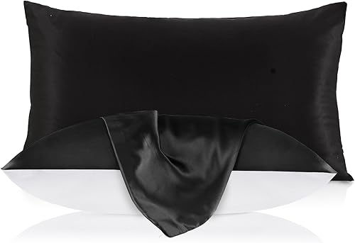 Funda de Almohada de Seda de LILYSILK con Parte Inferior de Algodón 19, Seda Momme Mulberry 100% de Tela de Algodón, Cierre con Cremallera. disponible en Yaxa Mexico