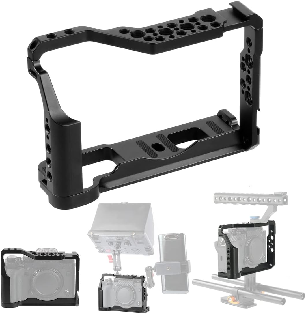 Camera Cage Protective Case Compatible with Fujifilm XT3 XT2 Camera
