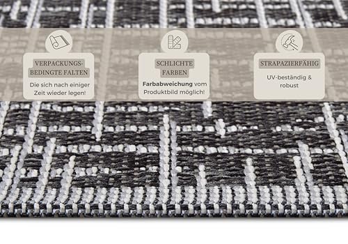 HANSE Home Telu Indoor & Outdoor Rug Weatherproof, Modern Pattern - Image 4