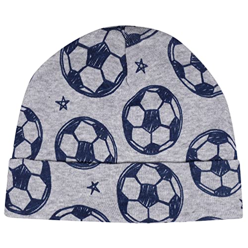 Gerber Baby Boys Cap and Mitten Sets Sports Blue Newborn - image 2