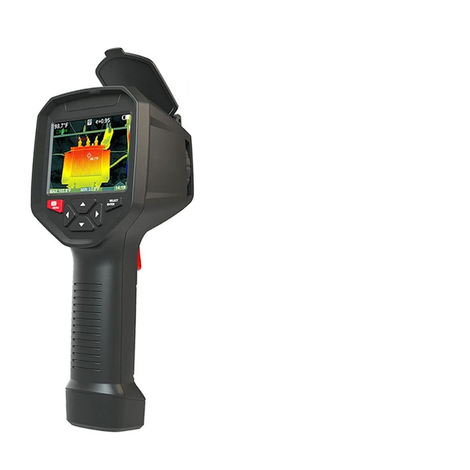 Cámara termográfica portátil Cámara térmica infrarroja de alta resolución for la industria Cámara termográfica Calefacción de suelo de la casa Detección de tuberías de agua caliente con análisis de PC