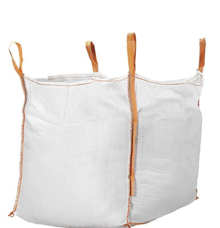 Sac à Gravats 1000 KG 80x80x80cm | Lot de 10 | Sac de Jardin, Chantier, Gravier | Big Bag
