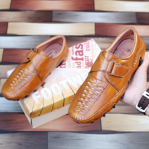 Image of WUGATTI Men's Synthetic Comfortable & Casual Wear Roman Sandals