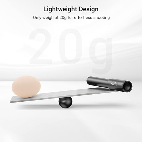 Miniatura 7 de SmallRig Adaptador de abrazadera de varilla de 0.472 in a 0.591 in, varilla de aleación de aluminio de 4.7 in (4.7 pulgadas) con rosca interior M12,