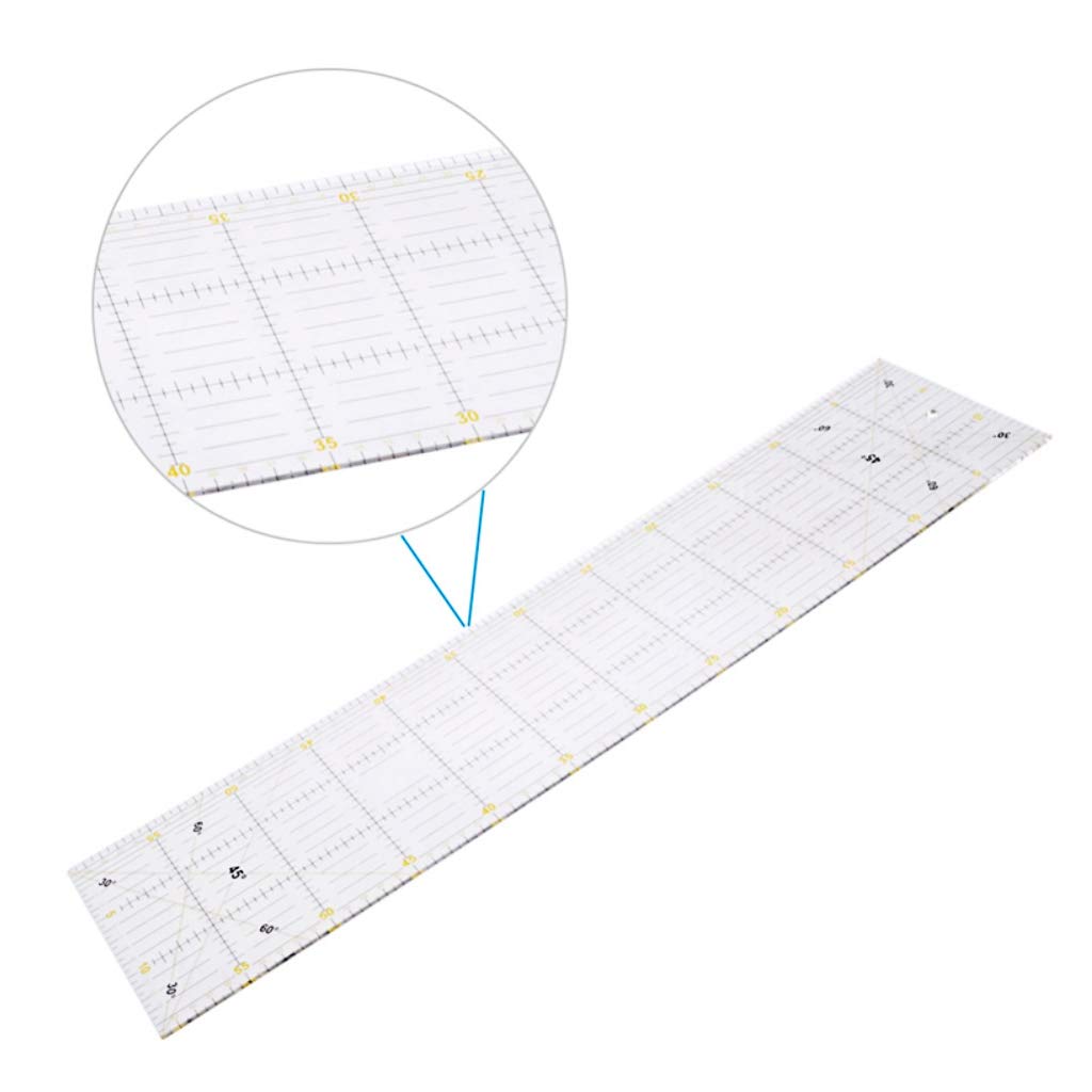 Per Sartoria Righello Acrilico Righello Per Cucire Fai-da-te Modello Strumento Patchwork Righello Patchwork Per Cucire Irregolare Righelli Stirabili Prym