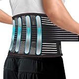 A+ Choice Lower Back Brace Support Belt - Lightweight Breathable Lumbar Support Belt for Men/Women S