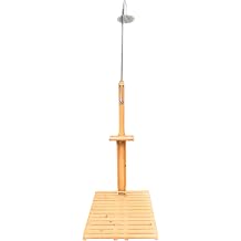 Outdoor Garden Pool Shower with Chassis Board for Outdoor Backyard Poolside Beach Pool Spa Fir Wood