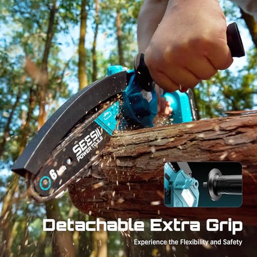 SEESII 6-Inch Upgraded Cordless Chainsaw