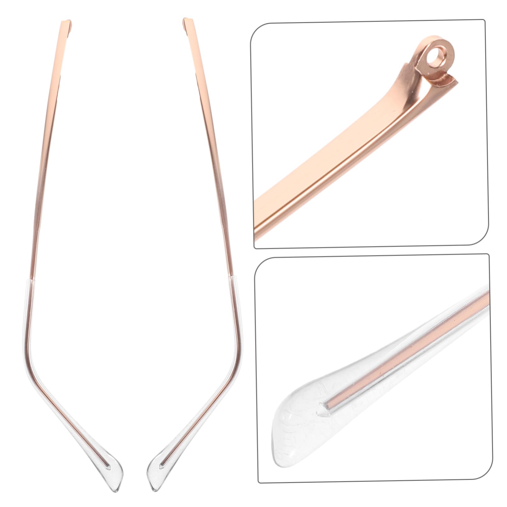 Healvian 5paires Jambes De Lunettes Métalliques Bras De Remplacement Universels Pour Lunettes Et Accessoires Pratiques Pour Équiper Vos Montures