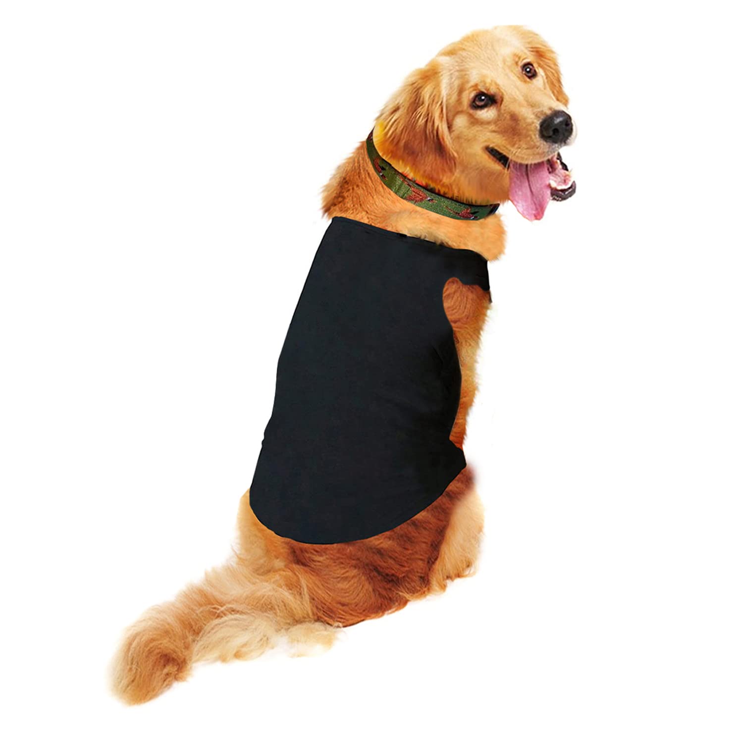 Sage Square Comfort Cotton Dog T-Shirt, Sleeveless Vest for Dog Clothes, Puppy Tank Top Fashion Apparel (Black) (XSmall) (12inche) (B09SCNTYHY) Amazon Price History, Amazon Price Tracker