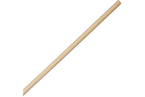 Unfinished Smooth Dowels Wooden Sticks 3/16x12" for Creative DIY Projects