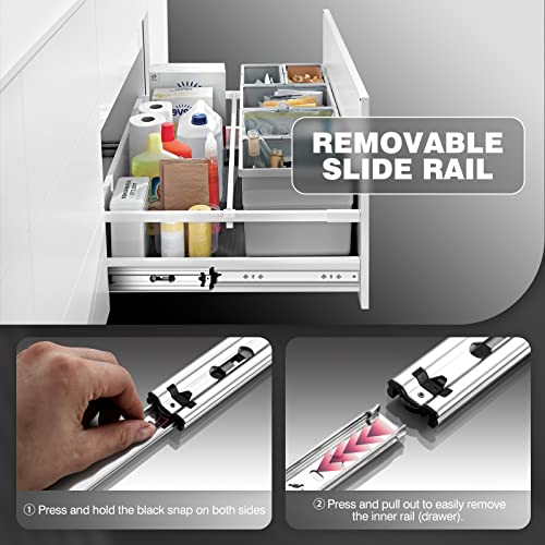Shuhang, guide per cassetti resistenti, 550 mm, 3