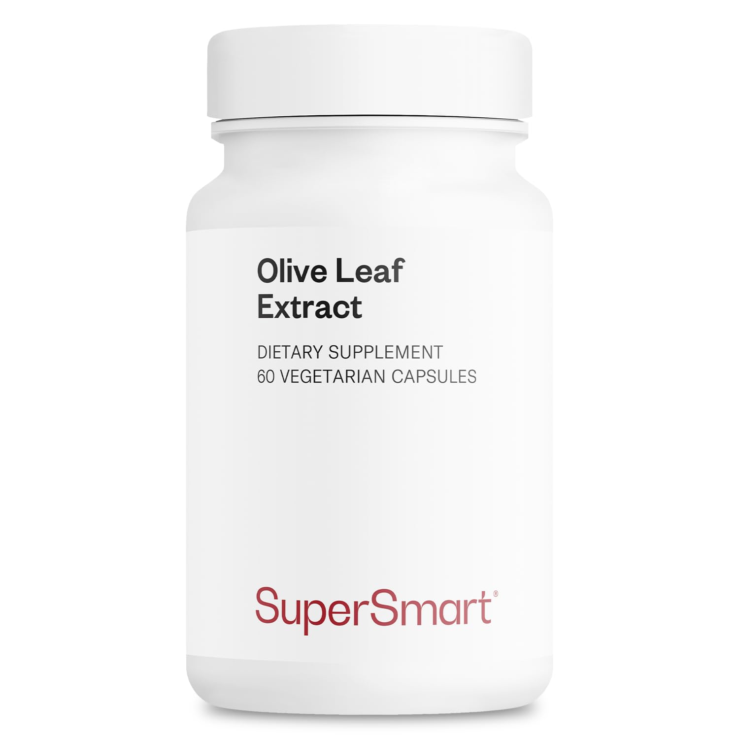 Supersmart Olive Leaf Extract (Patented) - Highly Bioavailable & Water Soluble - Oleuropein 32% Supplement | Non-GMO & Gluten Free - 60 Vegetarian Capsules