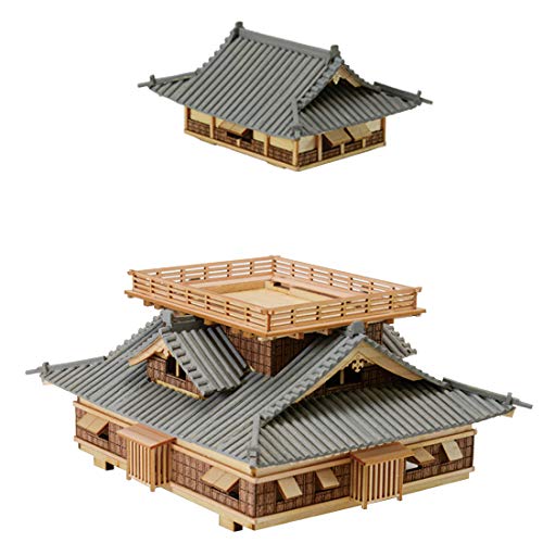 Amazon | ウッディジョー/木製建築模型 1/150丸岡城＋ジオラマ・塗料